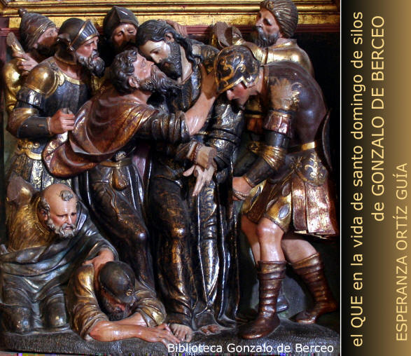 Traicin de Judas,detalle del Retablo Mayor de la Iglesia de San Juan Bautista de Gran (LA RIOJA) dedicado a los Santos Juanes,realizado entre 1545 y 1556. Ms informacin abajo.