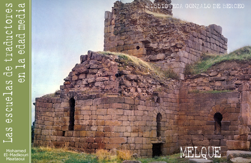 santa María de Melque (Toledo) antes de la restauración. El recinto visigodo fue utilizado como corral de de ganado.