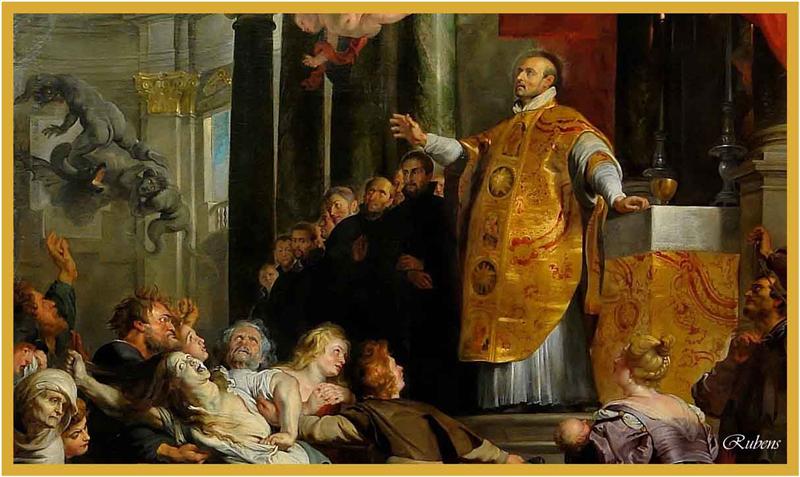 Exaltacion de S. Ignacio de Loyola de P.P. Rubens (detalle)
