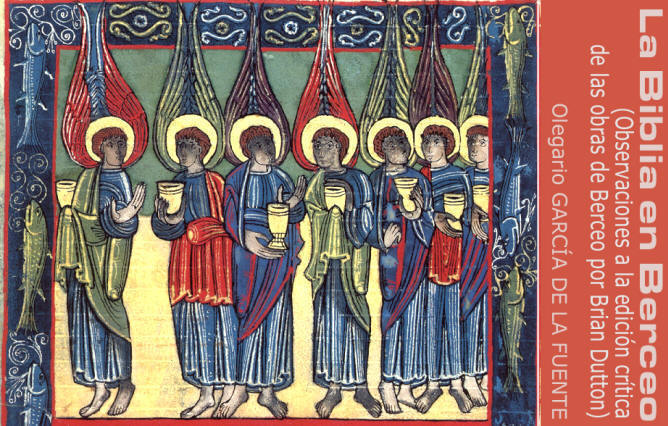 Detalle del folio 184, en el que se representan los siete ángeles con las siete plagas. Miniatura del BEATO DE SAN MILLÁN DE LA COGOLLA (para ver más hacer clic en la imagen).