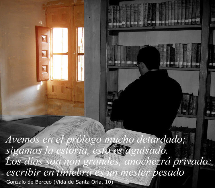 Biblioteca-estudio del monasterio de San Milln de la Cogolla.
