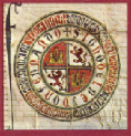 Detalle de Privilegio Rodado de Don Alfonso X el Sabio,  hacia el año 1255