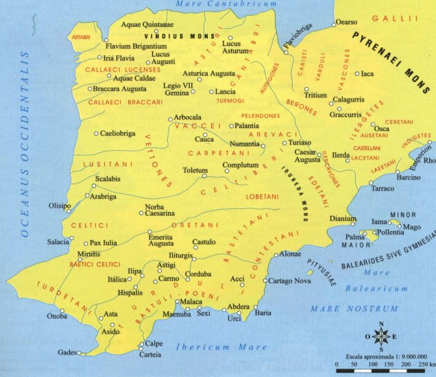 Iberia según Ptolomeo