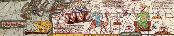 Detalle del atlas Cataln de 1375