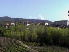 vista general de Camprovn,al fondo El Serradero