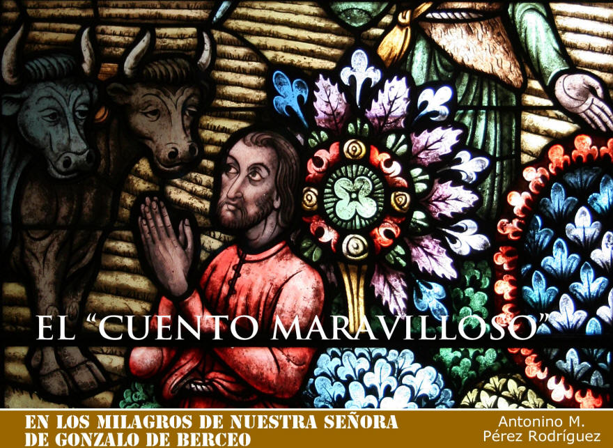 En esta vidriera del Monasterio de Valvanera se representa el milagro del labrador devoto de la Virgen que es salvado de un salteador gracias a María.Seguir el enlace para ver el milagro de la Virgen de Valvanera.