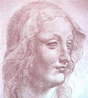 "Busto di donna", LEONARDO DA VINCI.