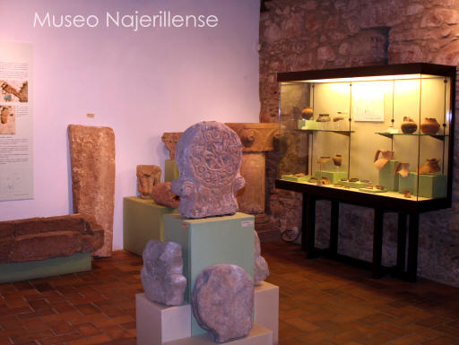 Emplazamiento de la estela de la portada e el Museo Najerillense (Njera - La Rioja)