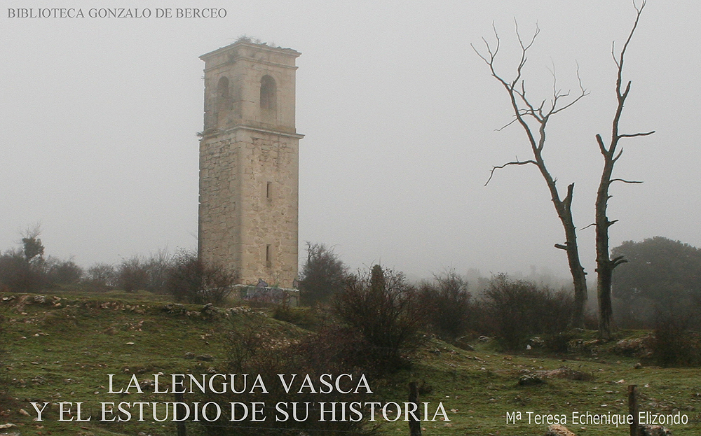 Torre de la iglesia de San Miguel, de Ochate, localidad burgalesa del Condado de Treviño, deshabitada desde principios del siglo XX.