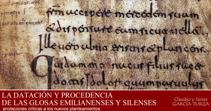 Detalle del folio de las glosas emilianenses