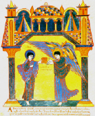 Beatus de Libana. Commentari all'Apocalisse. Scuola di Saint-Sever, secolo XII - (clic para ampliar detalles)