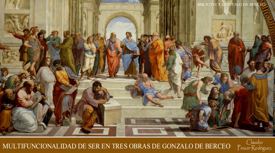 La escuela de Atenas(La scuola di Atene) Rafael Sanzio, 1512-1514. Pintura al fresco -500 cm × 770 cm-  Museos Vaticanos, Roma