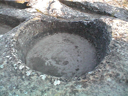 Pila ritual del sitio de Santa Mara de la Piscina