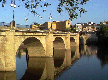 Puente de Piedra en Logroo