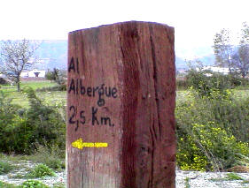   a 2,5 kms.del Albergue de Nájera.