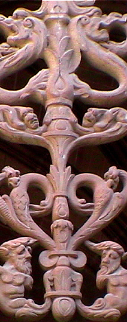 Detalle de Claustro de Santa María la Real de Nájera