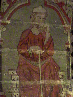 Pintura mural de la catedral vieja de Salamanca.