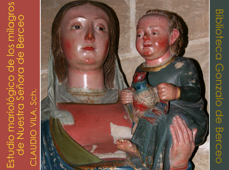 VIRGEN CON EL NIÑO.Alabastro policromado, gótica, siglo XV. Convento de la Piedad.  Casalarreina (La Rioja)