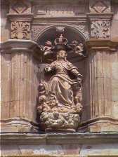Detalle de la Iglesia parroquial Santa María