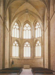 Refectorio de la Abadía covertido actualmente en capilla