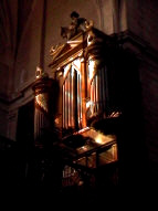 órgano barroco de la iglesia